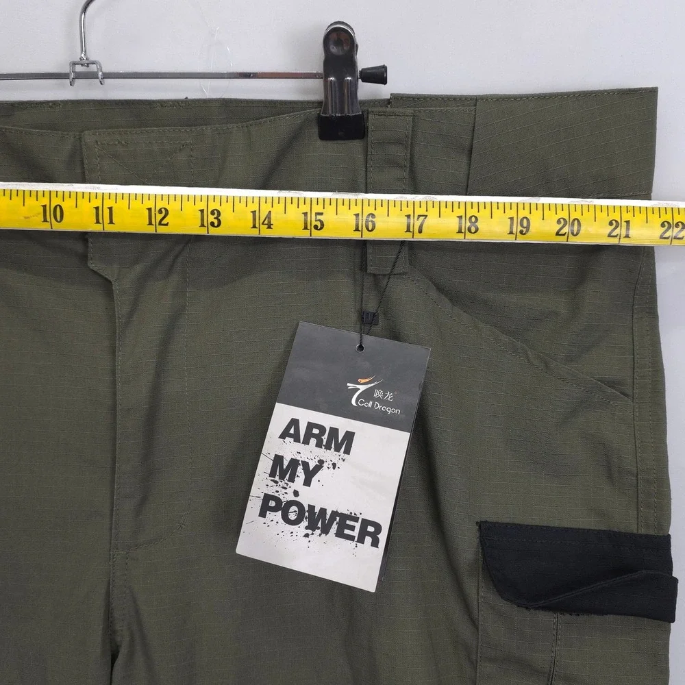 Cool Dragon Tactical Series Pants 3XL Olive Green Ripstop Cargo Workwear Outdoor